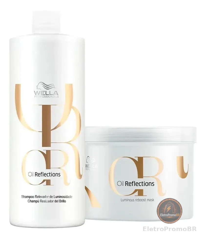 Kit Wella Professionals Oil Reflections Shampoo E Máscara