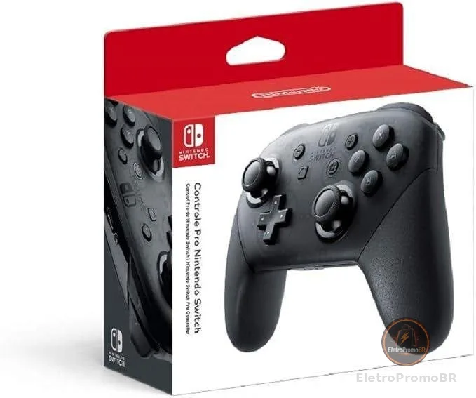 Controle Nintendo Switch Pro, Preto