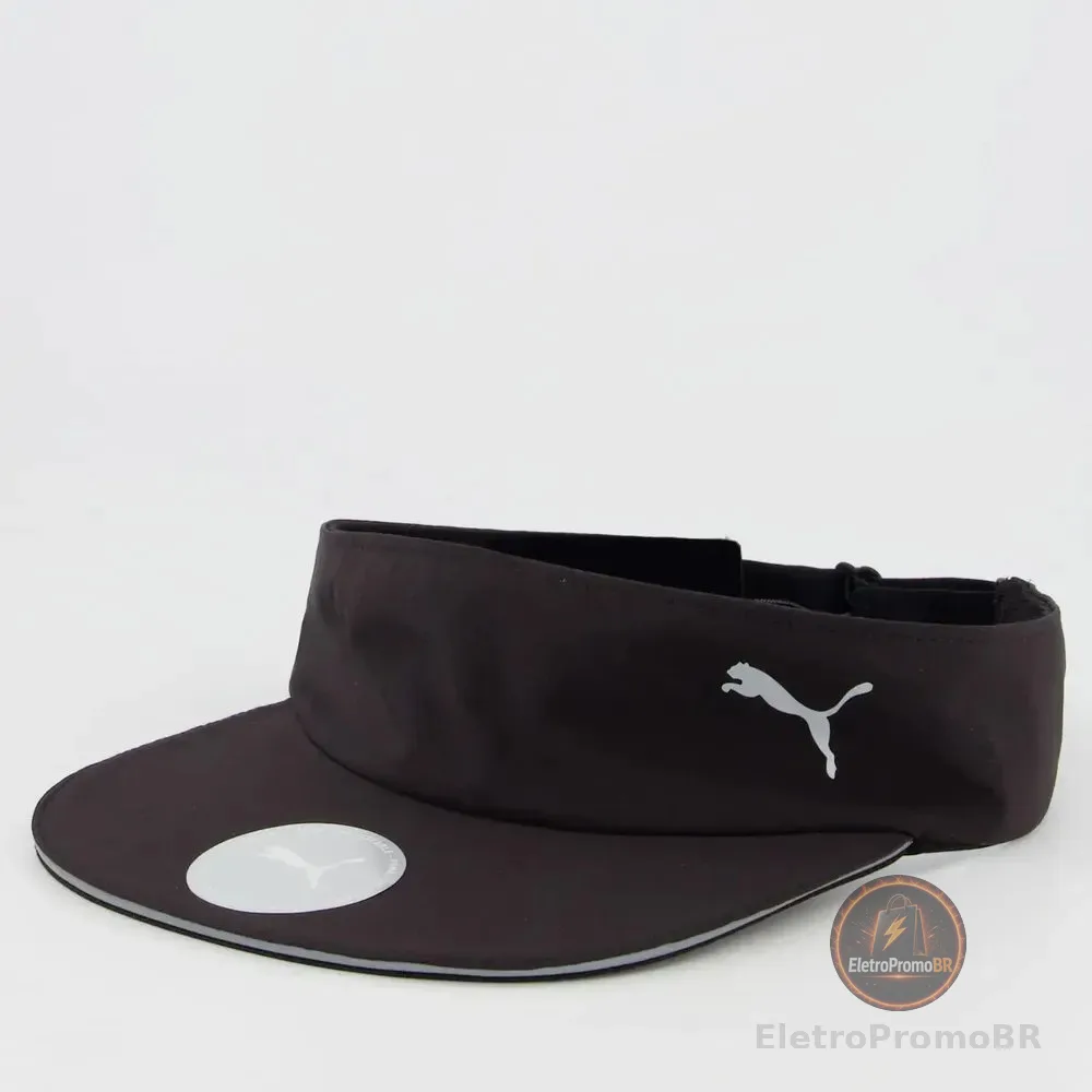 Viseira Puma Running Preta Preto Único -
