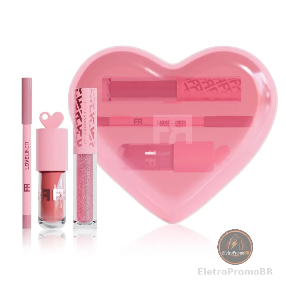 KIT FRAN LOVE KIT GLOSS LABIAL E LÁPIS LABIAL BY FRANCINY EHLKE