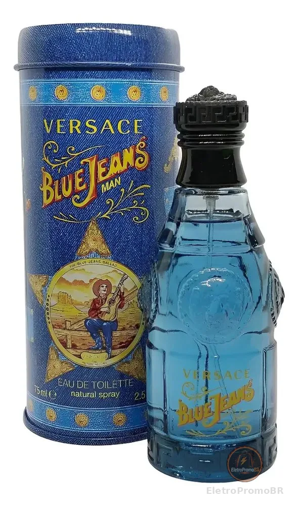 Perfume Versace Blue Jeans 75ml Com - Volume Da Unidade 75 Ml