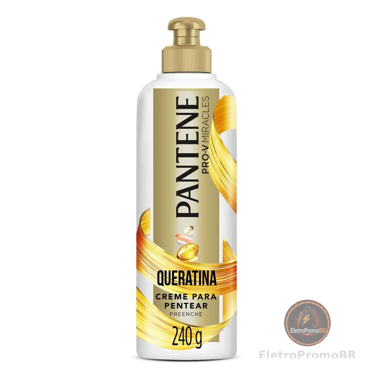 Creme para Pentear Pantene Pro-V Miracles Queratina Preenche & Blinda 240 g