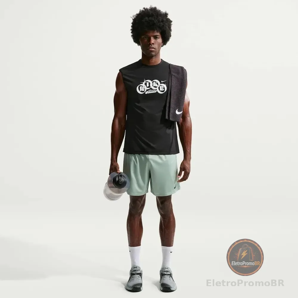 Shorts Dri-fit Nike 7'' Flex Masculino Verde-claro M