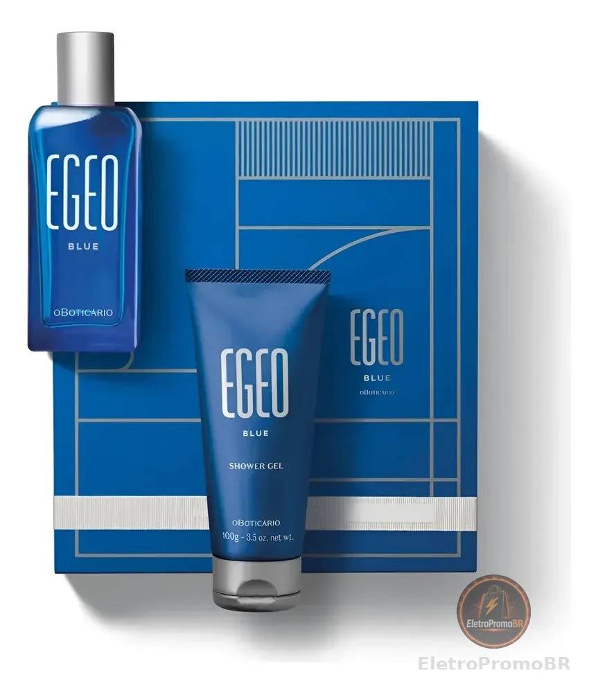 Kit Presente Egeo Blue: Desodorante Colônia + Shower Gel