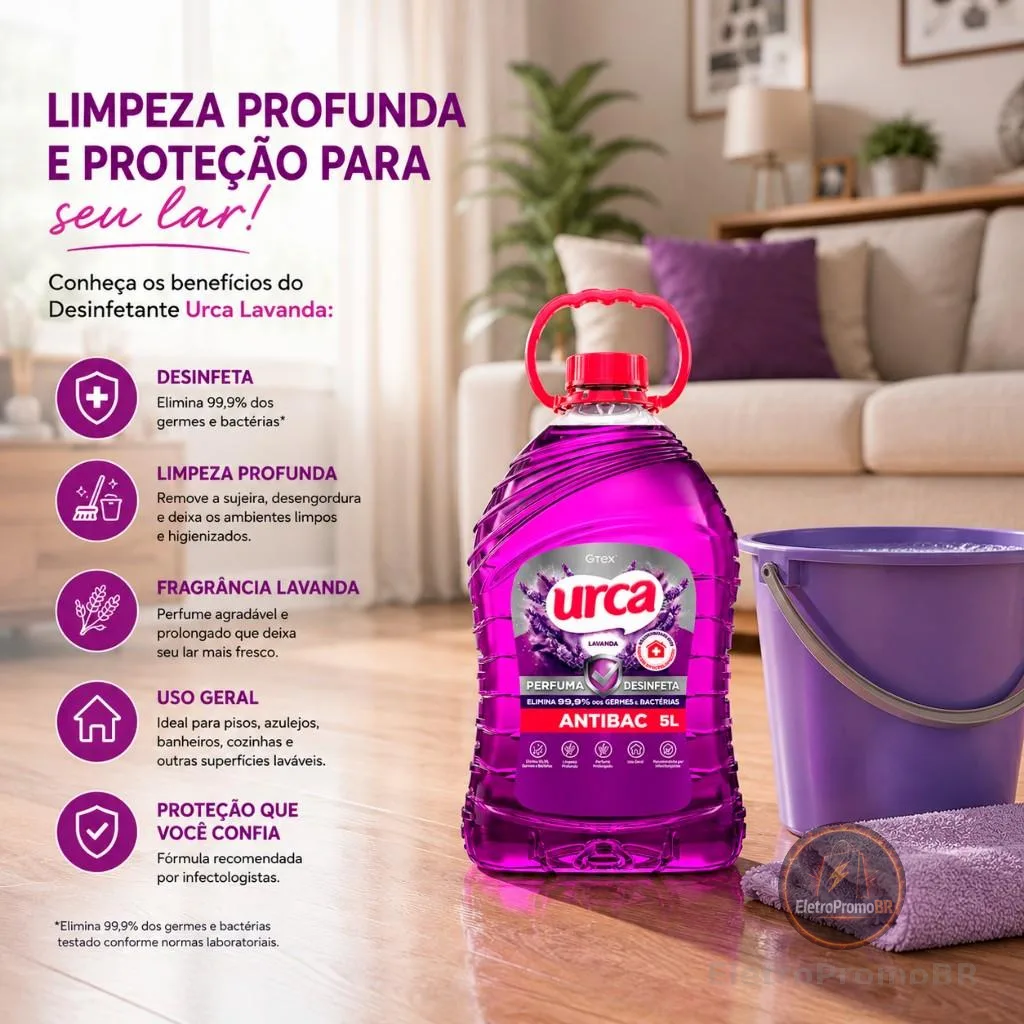 Desinfetante Urca Lavanda - 5l