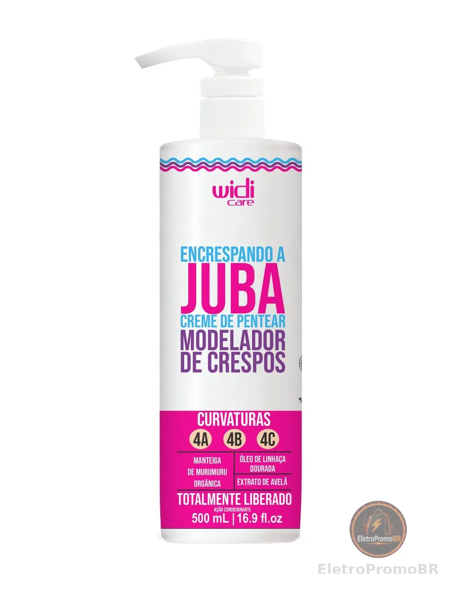 Widicare Encrespando A Juba Creme De Pentear - Widi Care Widi Care Branco Médio