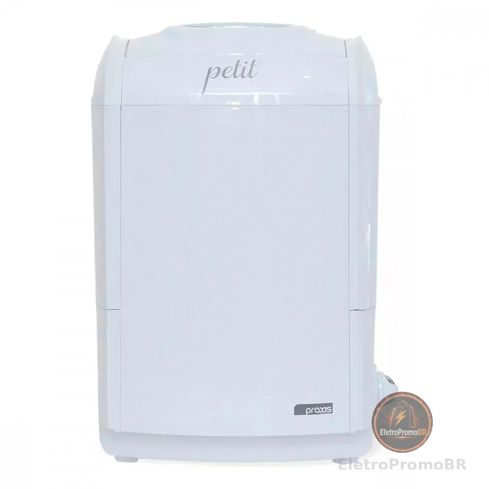 Mini Lavadora Praxis 1,2 kg Petit Branca 127V
