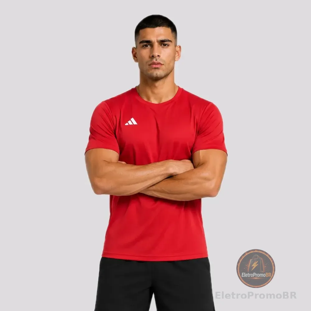 Camiseta adidas Adizero Essentials Vermelha Vermelho - G