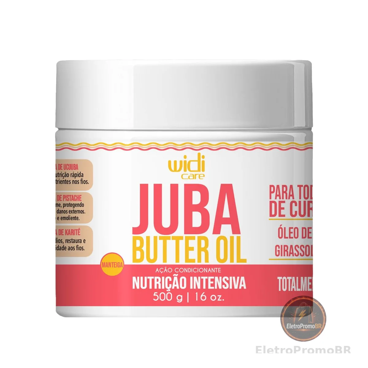 Widi Care Máscara de Tratamento Nutrição Juba Butter Oil 500g