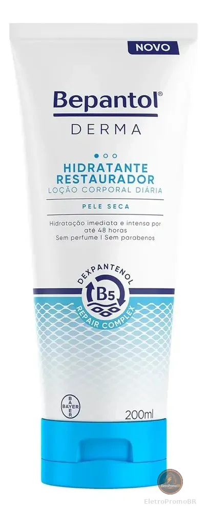 Bepantolderma Loção Corporal Restauradora 200ml Bayer Derma Bepantol Pele Seca