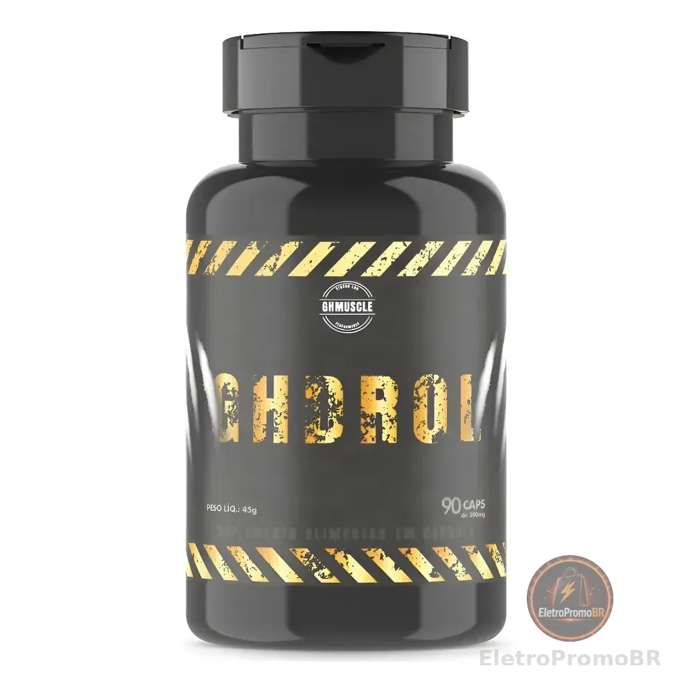 Ghdrol Ghmuscle Cápsulas Hipertrofia Força E Resistência Sem Sabor