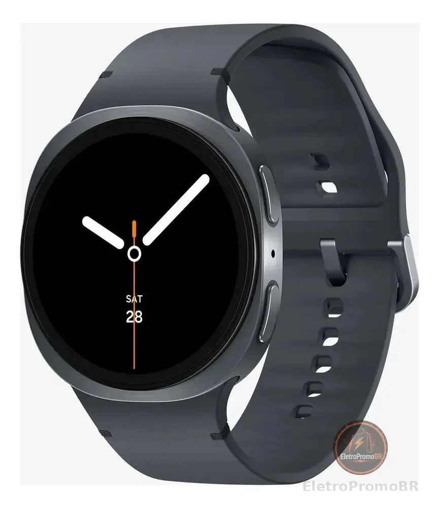 Smartwatch Samsung Galaxy Watch 8 40mm Bt Gps, Grafite Cinza-escuro