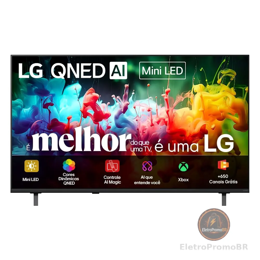 Smart TV LG QNED Mini LED AI 4K QNED70 50 polegadas 2026