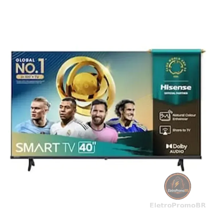 Smart Tv 40 Hisense 40a4nv Full Hd Dled Dts Virtualx Vidaa