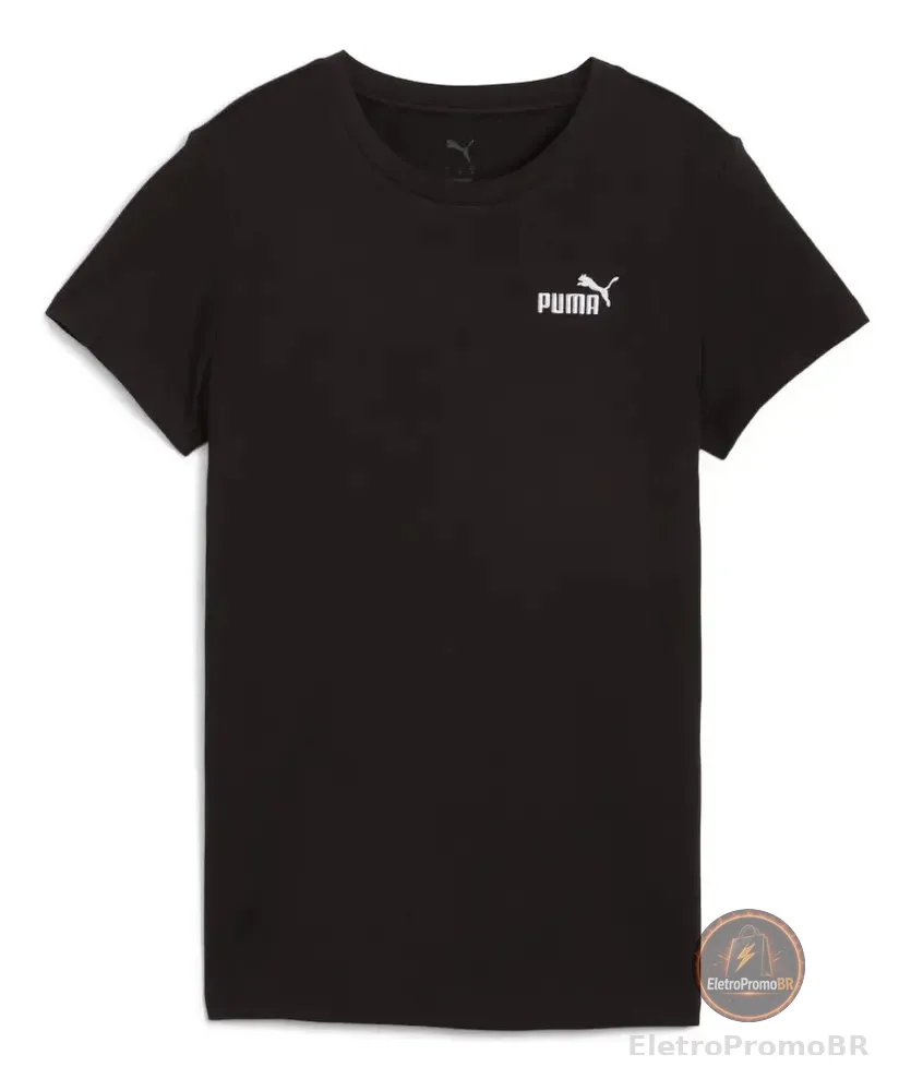 Camiseta Feminina Ess No. 1 Logo Slim Tank Puma Preto N/a M Lisa