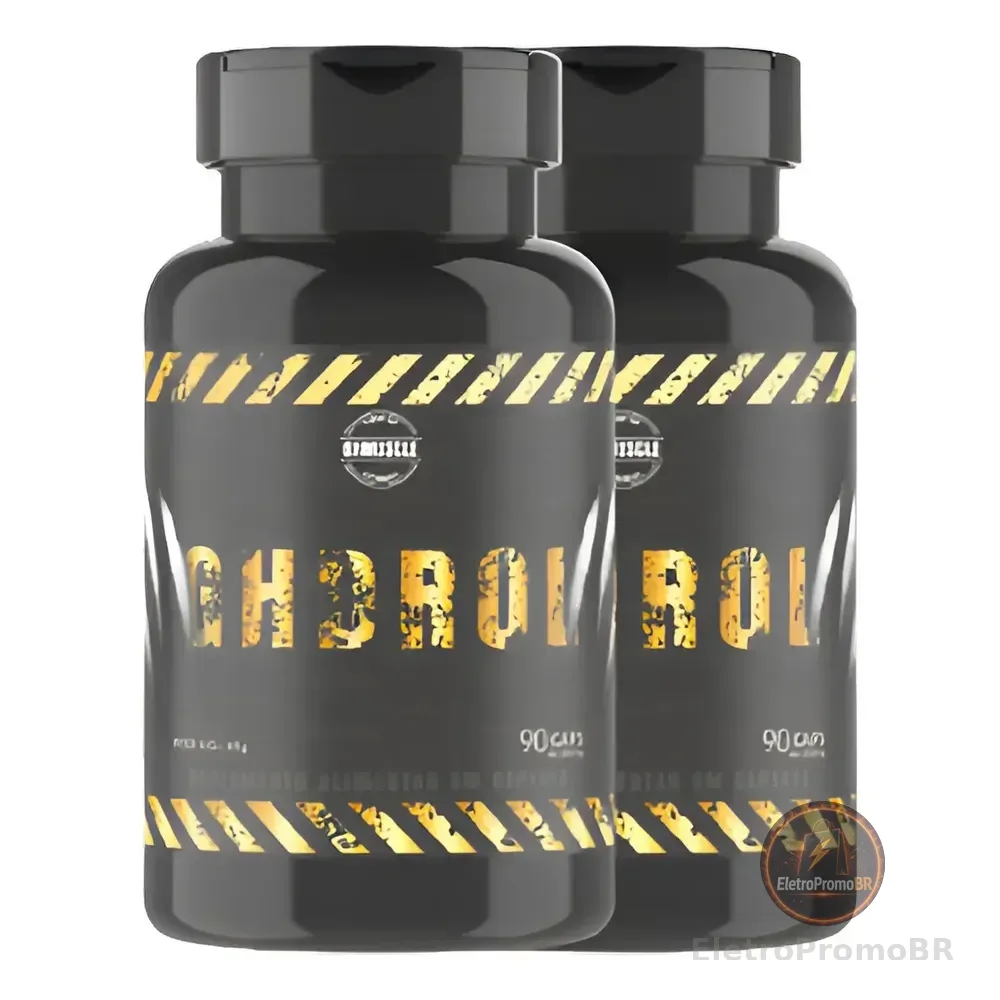2 Ghdrol Potencializador Muscular De Crescimento Sem Sabor Ghmuscle