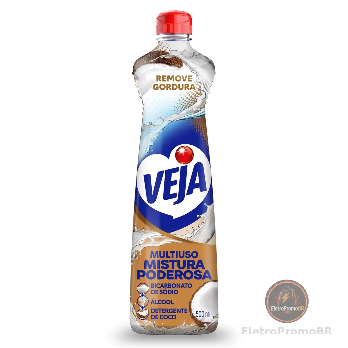 Veja Power Fusion Desinfetante Multiuso Coco 500ml