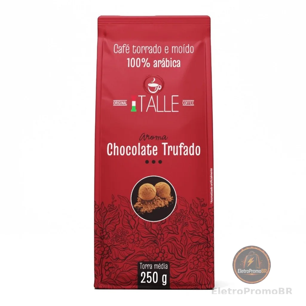 Café Aromatizado Cafe Torrado e Moido Café Italle Sabores Aroma 250g