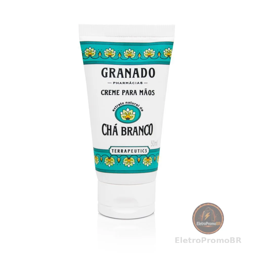 Granado Creme Para Mãos Terrapeutics, Chá Branco, 50ml