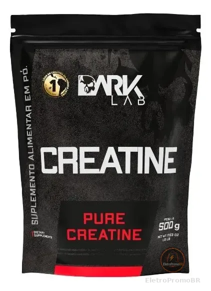 Creatina 500g Pura 100% Monoidratada Refil Dark Lab