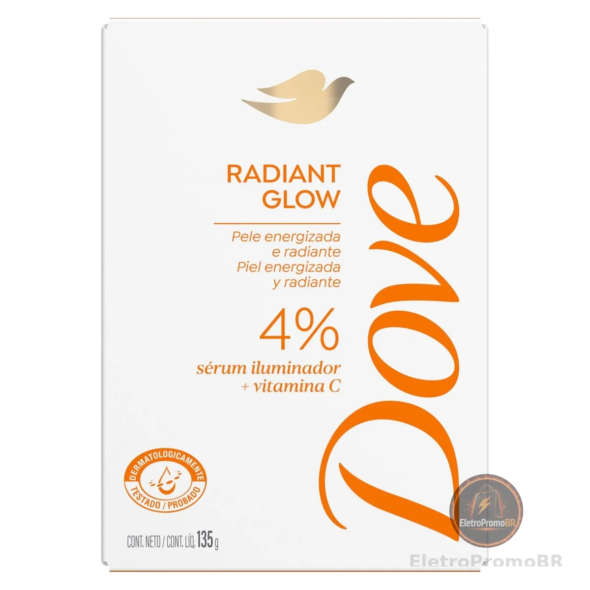 Dove Sabonete Sérum Em Barra Radiant Glow 135g
