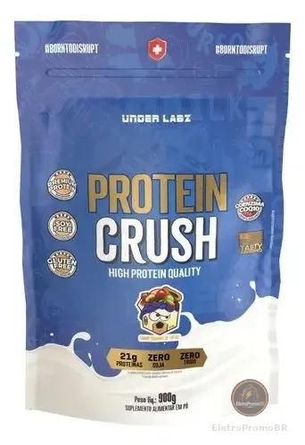 Protein Crush Refil 900g Sabor Vitamina De Fruta Under Labz Frutas