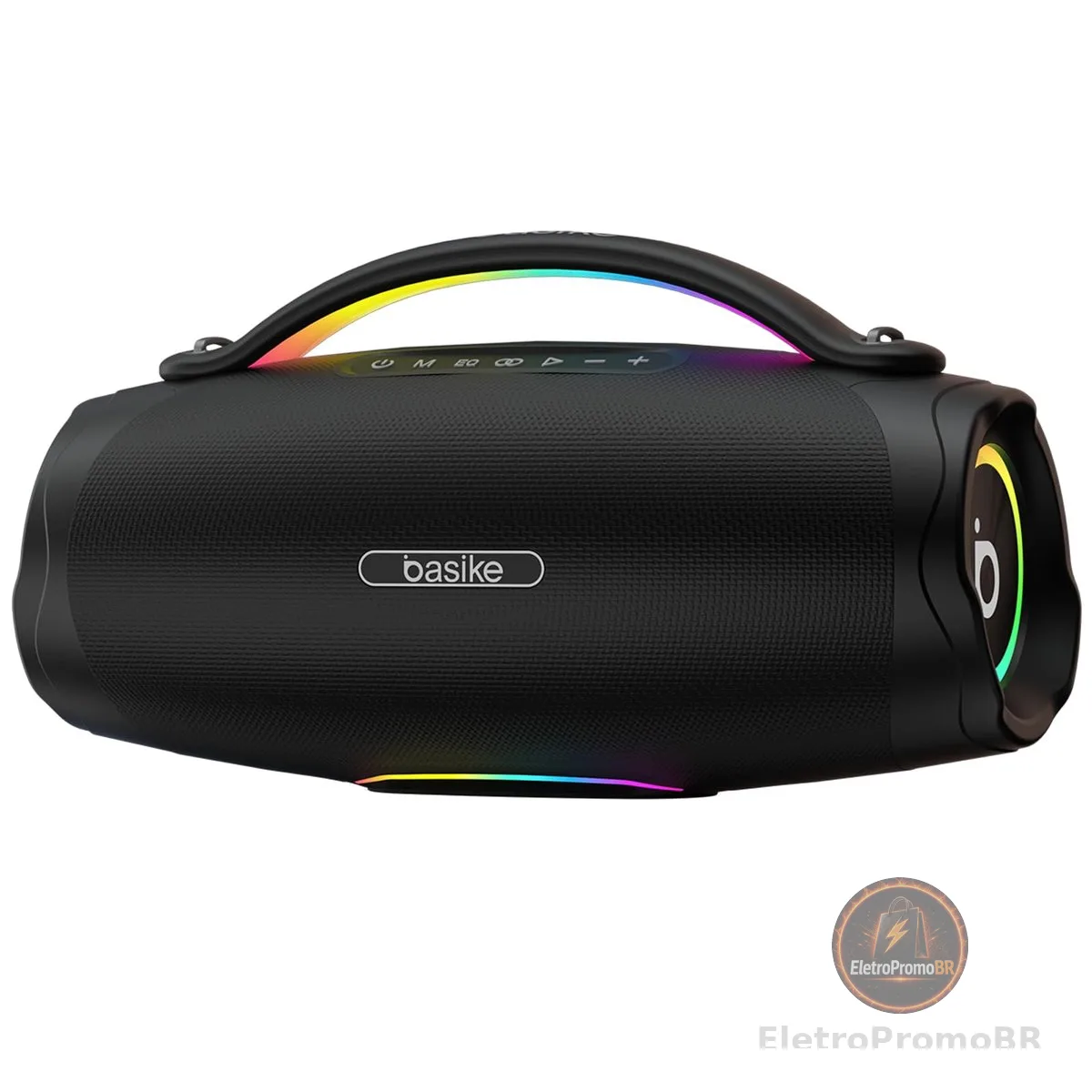 Caixa de Som, Basike Boombox V98, Bluetooth 5.3, 100W