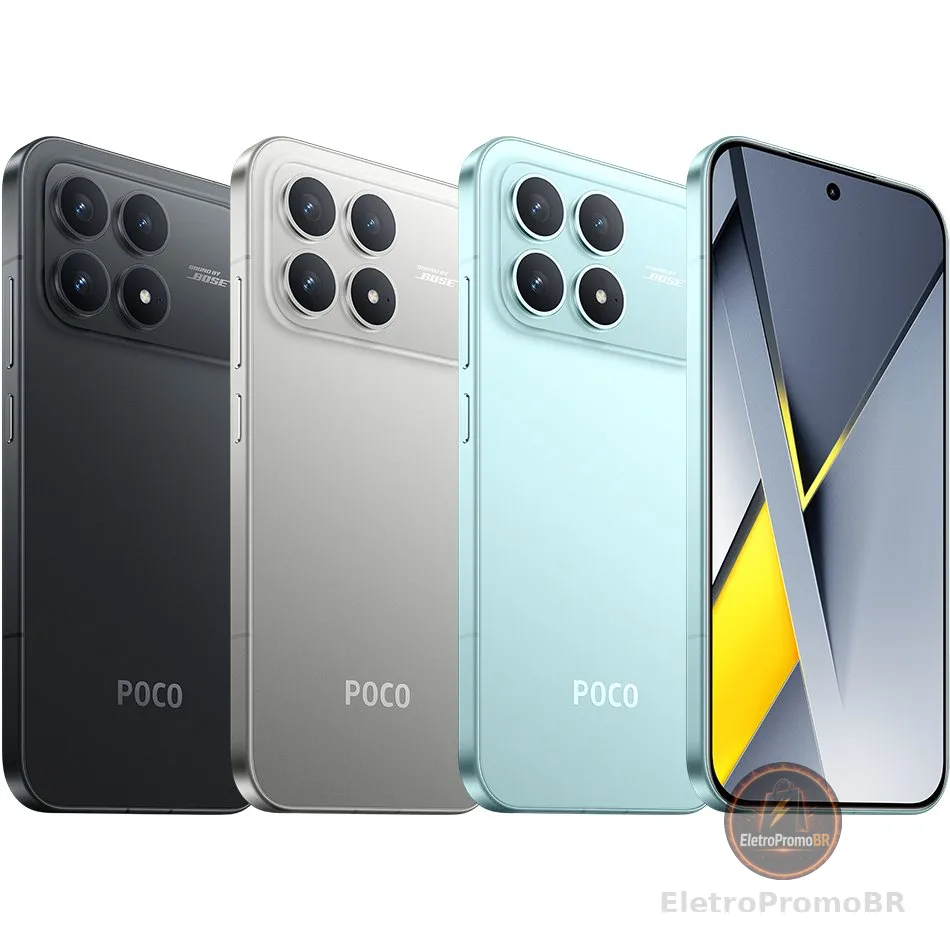 Celular Xiaomi Poco F8 Pro 5G 256GB OU 512GB 12GB RAM COM NFC VERSÃO GLOBAL FONTE BRASIL NOVO LACRADO A PRONTA ENTREGA