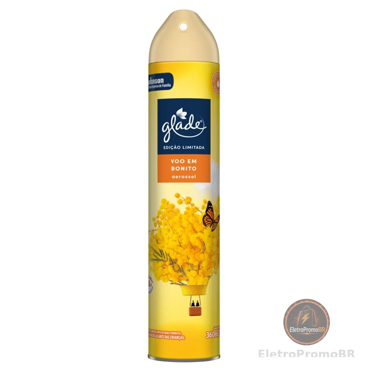 Glade Aromatizador de Ambiente Aerosol, Edição Limitada Voo em Bonito, Cheiro para Ambiente, 360ml