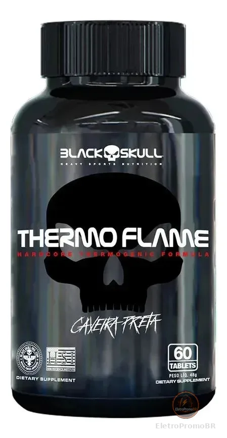THERMO FLAME Caveira 360mg 60 Tabletes BLACKSKULL