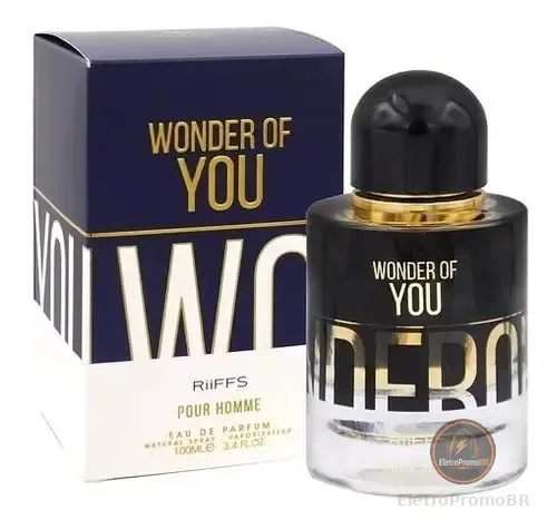 Perfume Eau de Parfum Riiffs Wonder Of You Azul 100ml Amadeirado