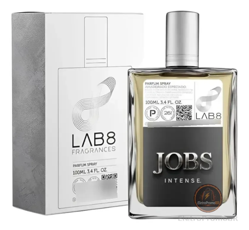 Perfume Amadeirado Masculino Lab 8 Jobs Intense Eau de Parfum 100ml