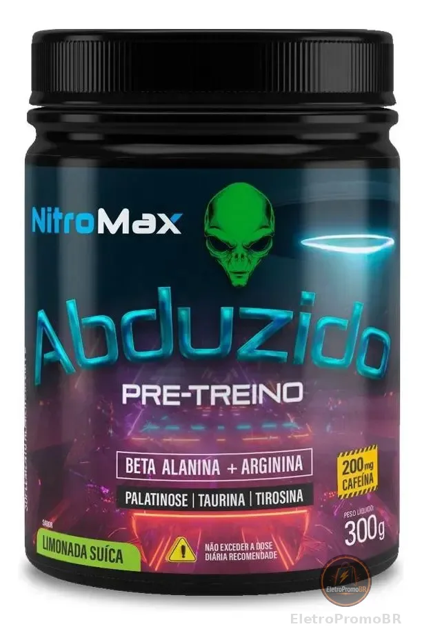 Combo 50x Abduzido Pré Treino - Nitromax Sabor Limonada suíça