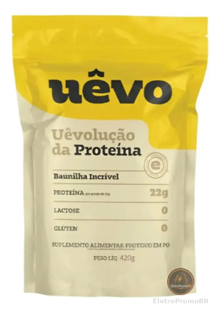 Albumina Proteina Ovo Baunilha 420g - Uevo Baunilha