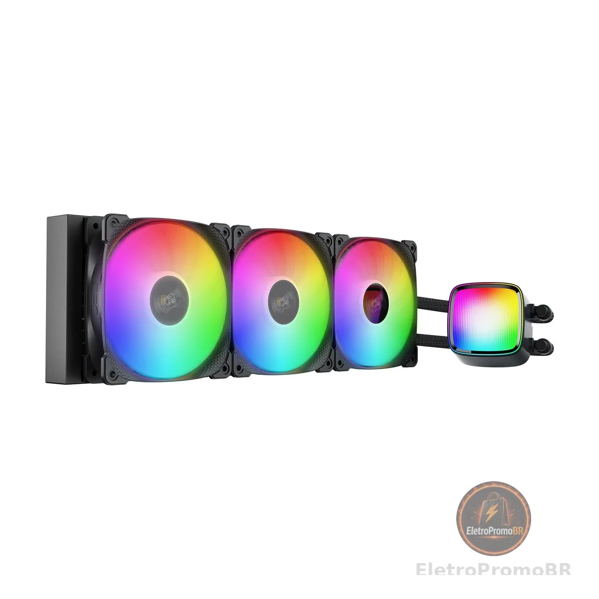 Water Cooler Geometric Future Eskimo Pro 36 RGB Preto