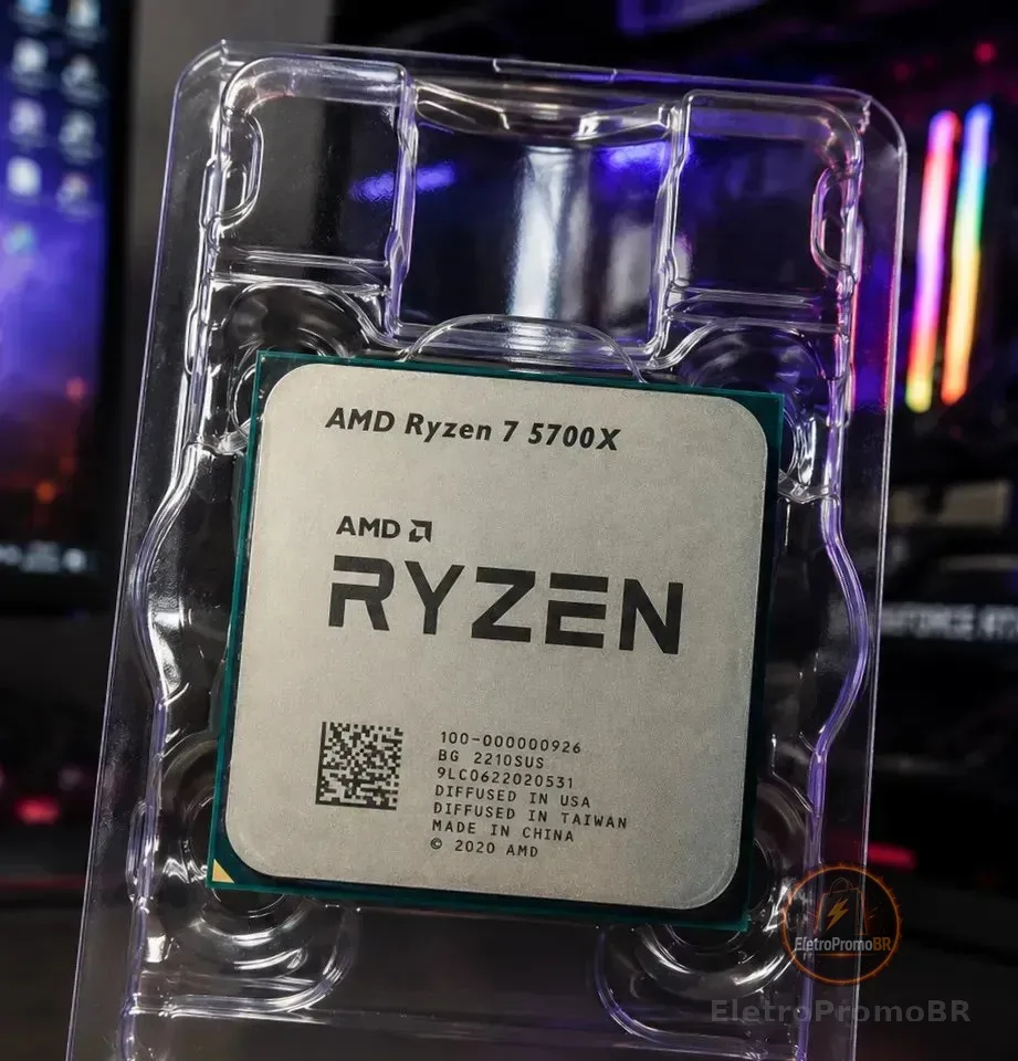 Processador Amd Ryzen 7 5700x Oem Sem Cooler