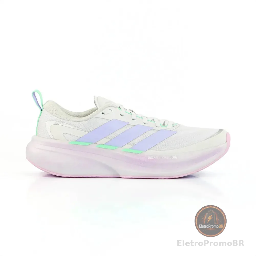 Tênis adidas Supernova Interior Têxtil Solado Borracha Glide Lilás 39 Br