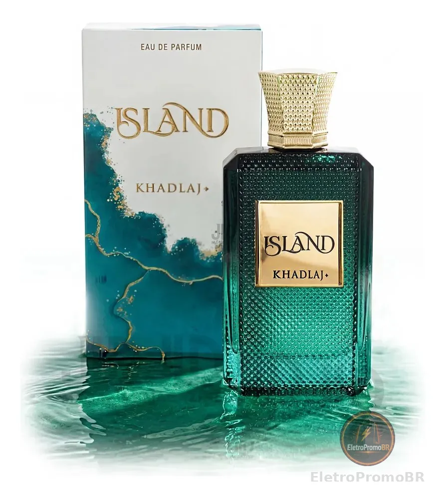 Spray De  Extrato De Perfume Unissex Khadlaj Island 100ml