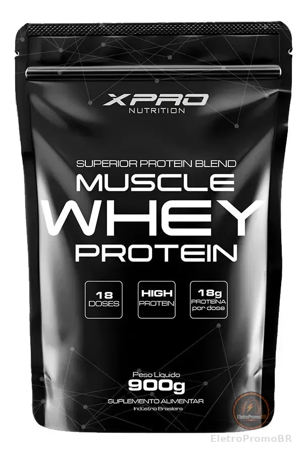 Whey Protein Concentrado XPro Nutrition Muscle Sabor Baunilha 900g