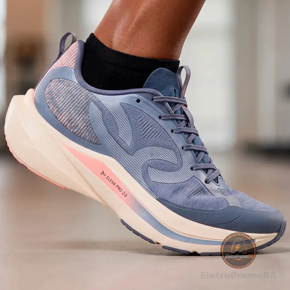 Tênis De Corrida Olympikus Corre Vento 3 Feminino Marinho/branco 35 Br