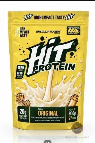 Whey Hit Protein Adaptogen 900g Sabor Original