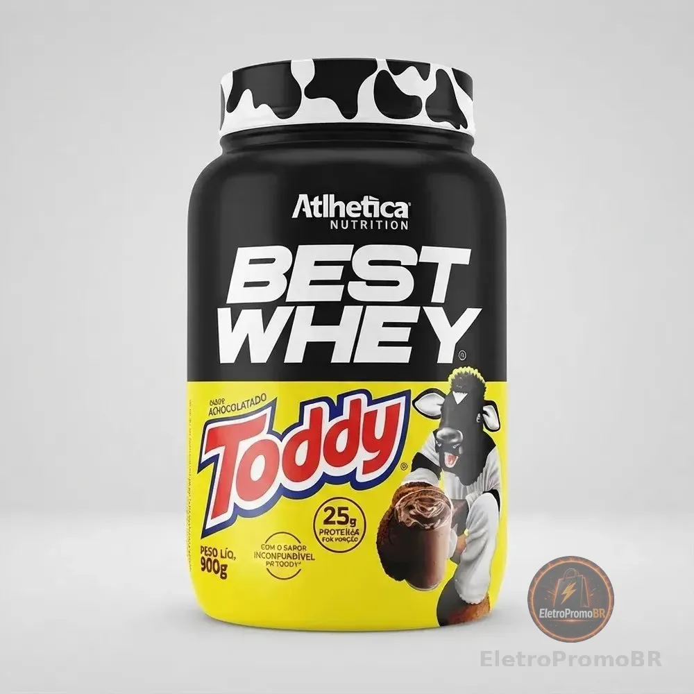 Proteína Atlhetica Nutrition Best Whey em pó sabor Toddy x 900g