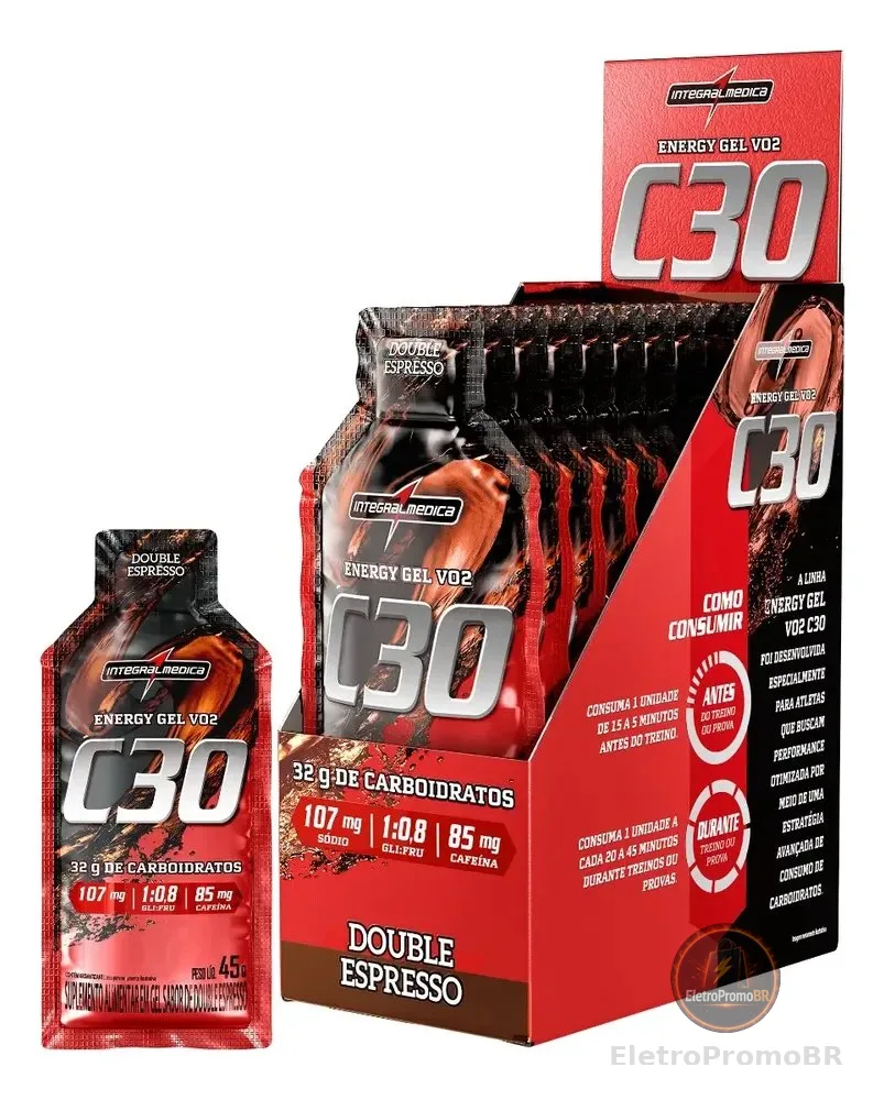 VO2 Energy Gel Double Espresso Integralmédica