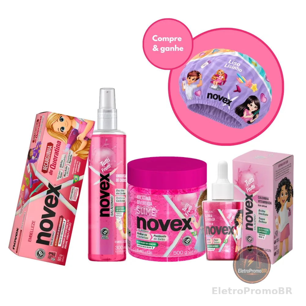Kit Novex Penteadinho de Salão