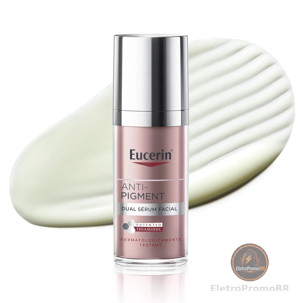 EUCERIN Dual Sérum Facial Antimanchas e Anti-idade 30ml, Anti-Pigment, Clareador, Thiamidol, Ácido Hialurônico