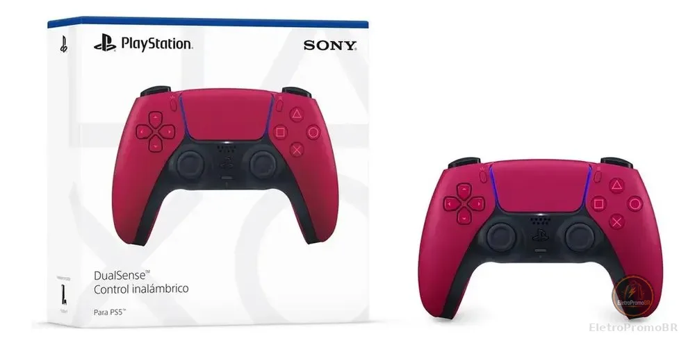Controle Sem Fio Dualsense Ps5 - Cosmic Red Cosmic Red