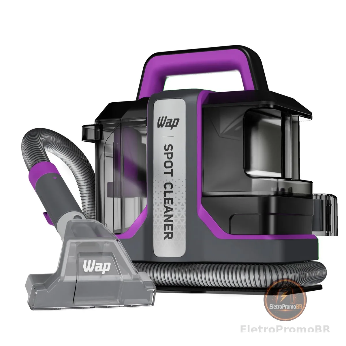 WAP Extratora Portátil Spot Cleaner W3, 3 em 1, Borrifa, Esfrega e Extrai, com Sistema de Autolimpeza, 1450W 220V