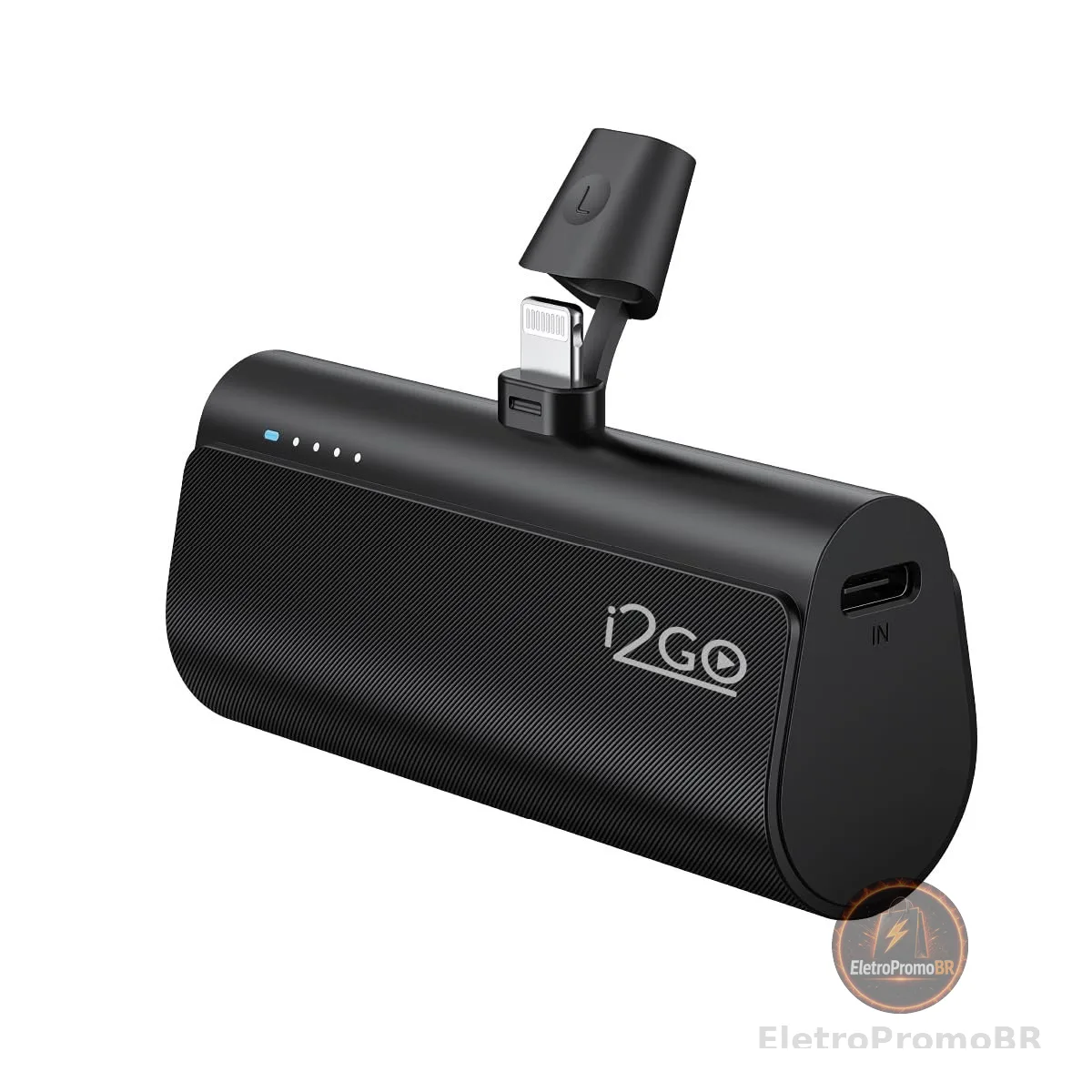 I2GO, Carregador Portátil (Power Bank), Pocket, 5000mAh, Não Necessita Cabos, Modelo Lightning