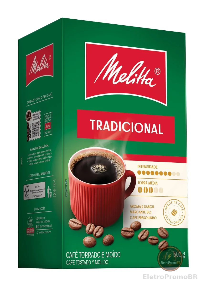 Café Tradicional Melitta Vácuo 500g
