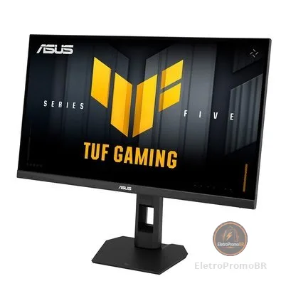 Monitor Gamer ASUS TUF 27", QHD, 320Hz, 0.3ms, Fast IPS, FreeSync, Altura Ajustável, Som Integrado - VG27AQML5F